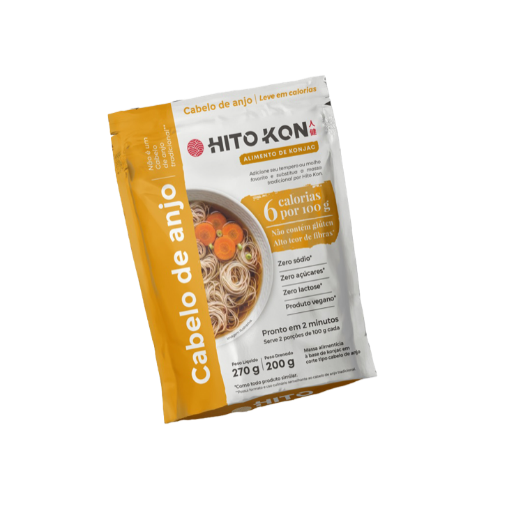 Embalagem Hito Kon Cabelo de Anjo — shirataki de konjac