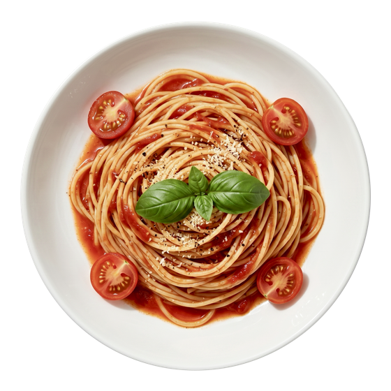 Prato preparado com o Spaghetti Hito Kon