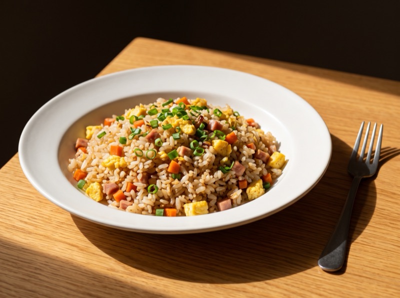 Yakimeshi preparado com o Arroz Hito Kon
